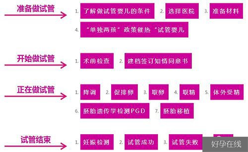 试管婴儿流程图